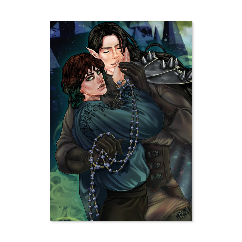 Lord Kyran Nightweed and his Dark Companion (A4 Print)
