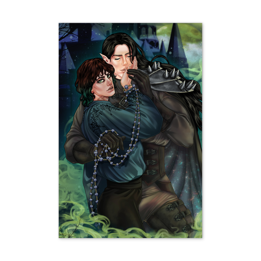 Lord Kyran Nightweed and his Dark Companion (Postcard)